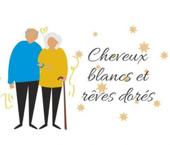 Logo - CHEVEUX BLANCS ET RÊVES DORÉS